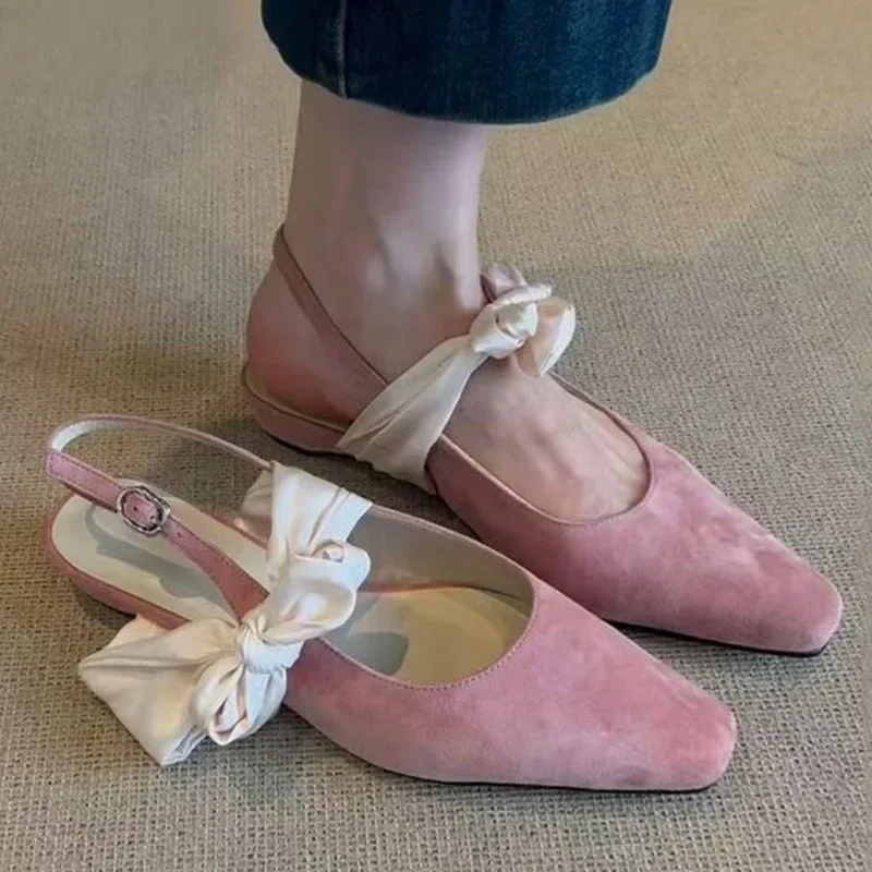 

Elegant Women's Sandals Flats Designer Shoes Casual Slingback Slippers 2025 Summer Fashion Slides New Dress Mujer De Sandalias
