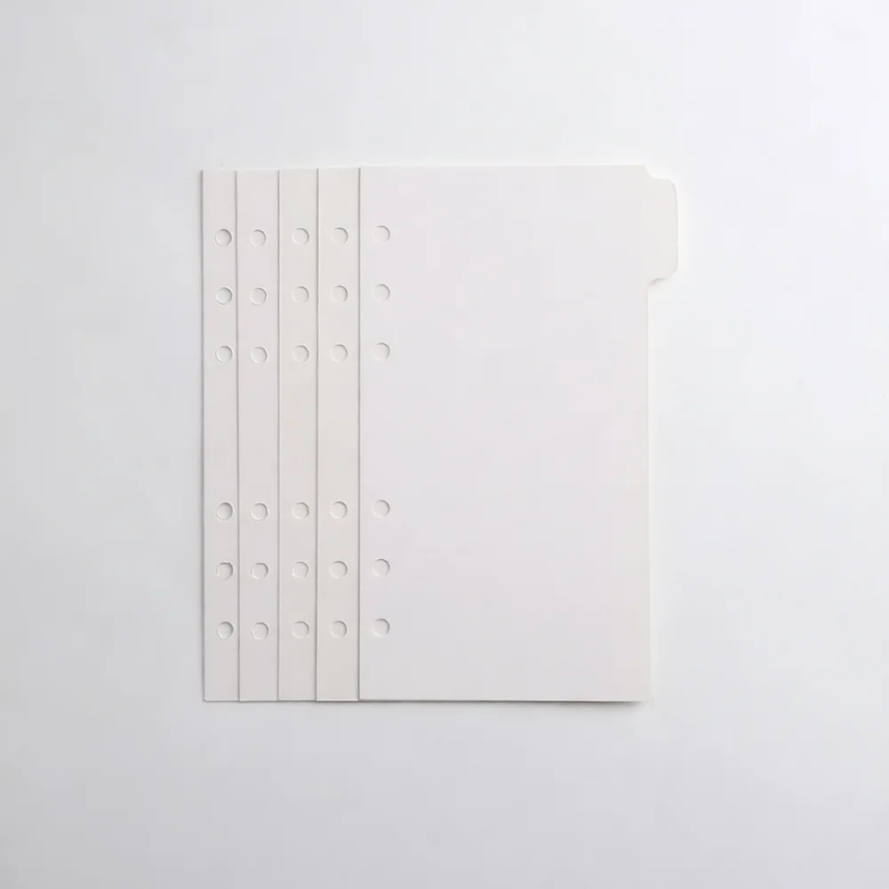 Loose Leaf Index Tabbed Dividers A4 A5 A6 B5 Notebook Paper Refills Colorful Planner Page Separator Stationery Office Supplies