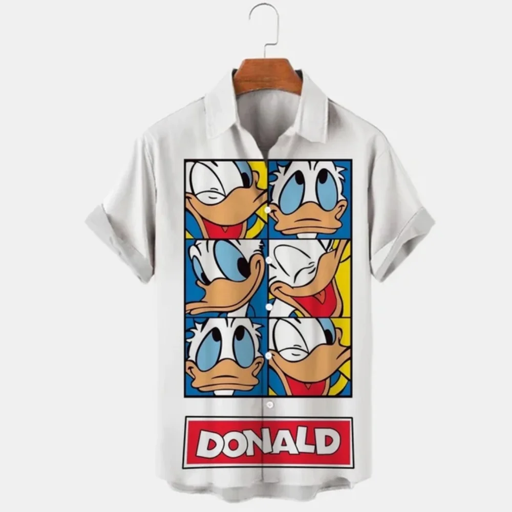 ディズニー 2025 新作 3Dシャツ メンズ ミッキーマウス ストリート 可愛い 漫画 3Dプリントシャツ メンズ カジュアル ファッションシャツ メンズ服