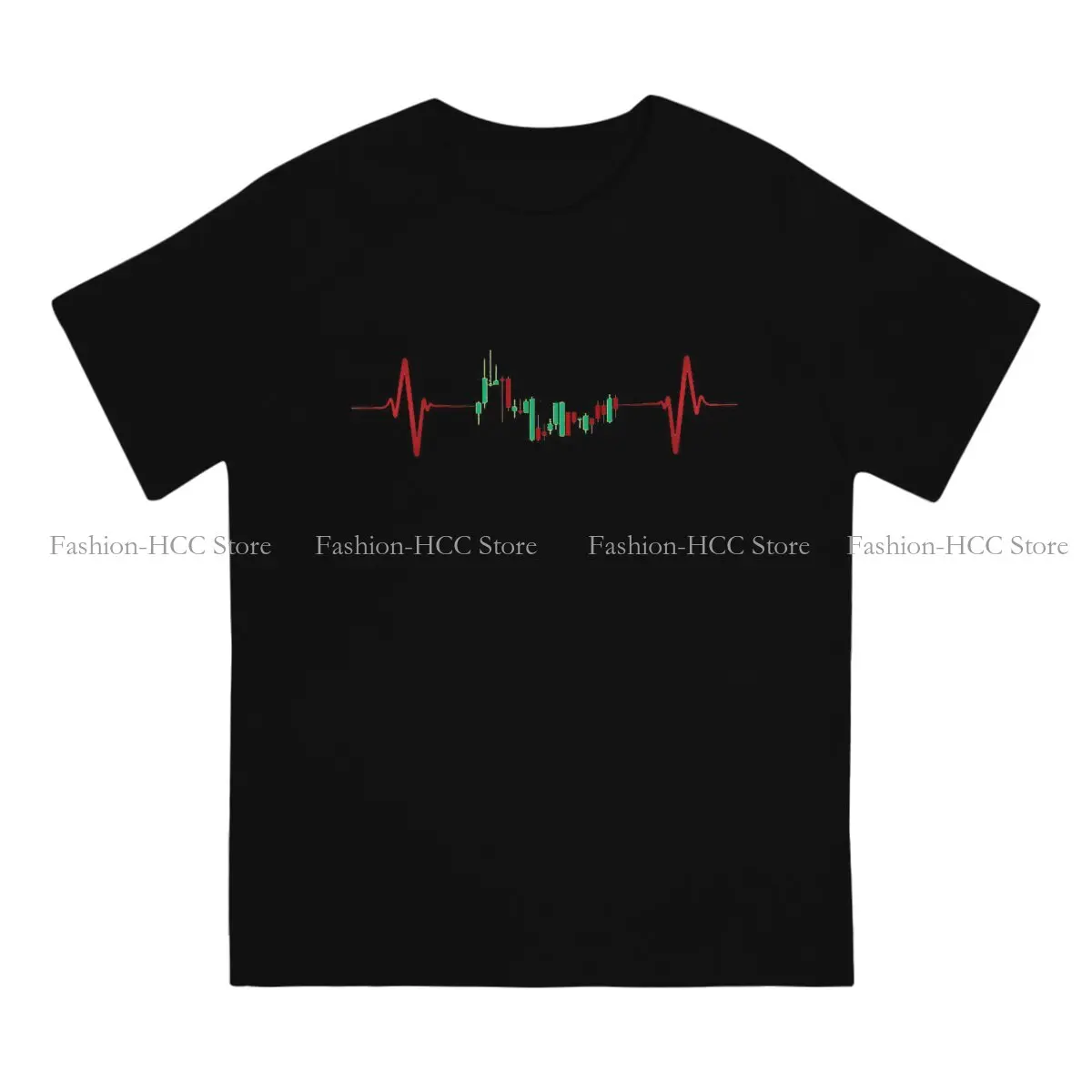 Trader Heartbeat Classic Style Polyester TShirt Wallstreetbats Gamestop Stonks Top Quality Hip Hop Graphic  T Shirt