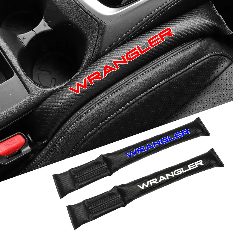 

Carbon Fiber Car Interior Seat Gap Plug Filler Pad For Jeep Wrangler JK JL 2020 2021 2022 2006-2023 Accessories