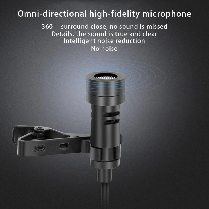 U55C Karaoke Lavalier Wireless Microfone System UHF Frequência automática ajustável