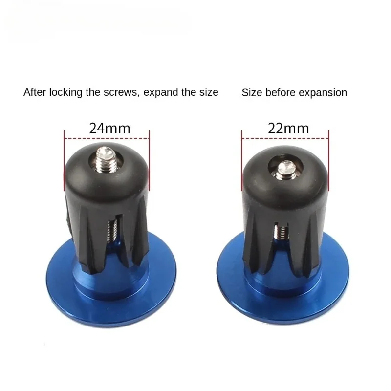 MEROCA Handlebar Cap Mtb Bicycle Handlebar Plugs Mountain Bike Handle Bar End Bicycle Lock On Grips Cap Handle Cover Cycling