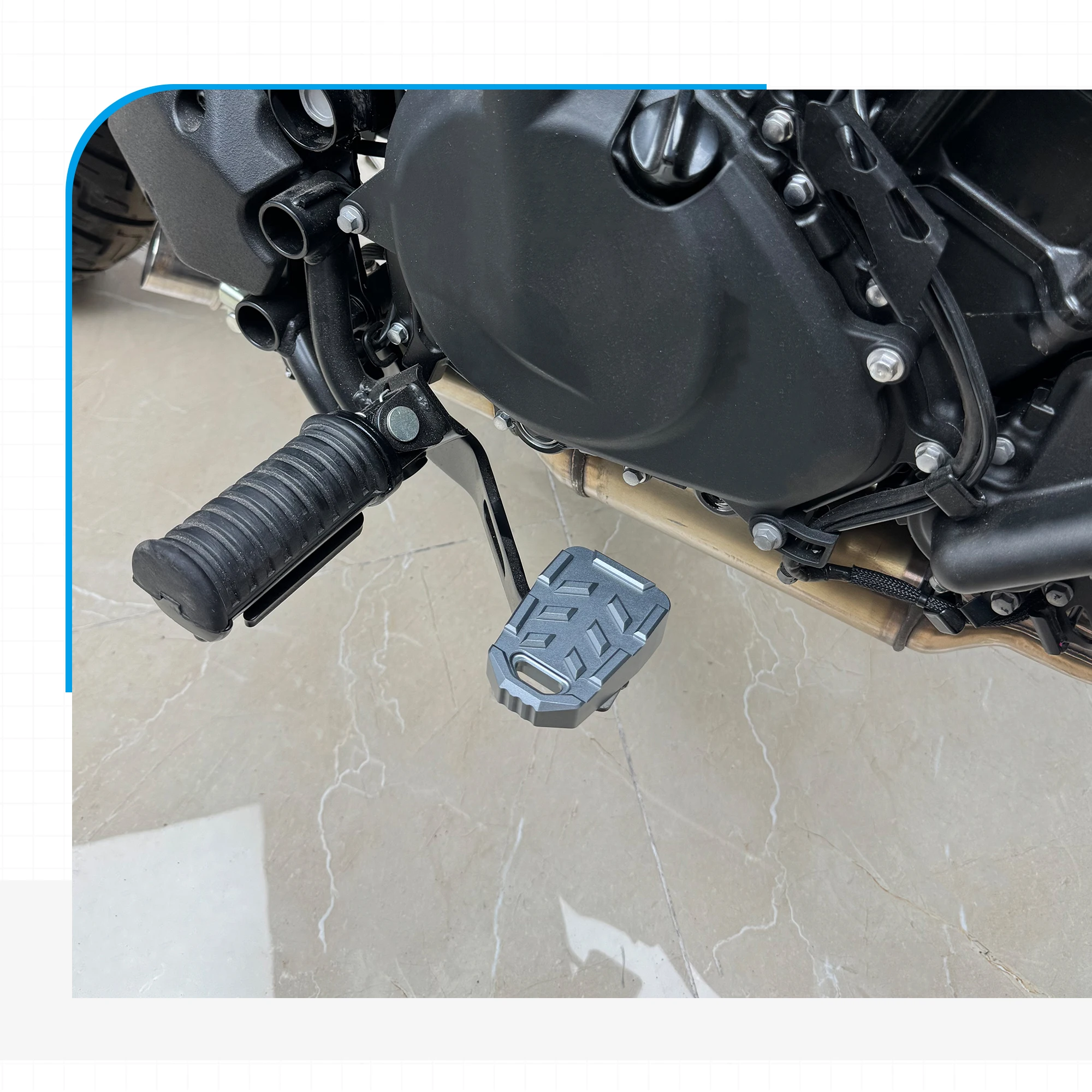 For Kawasaki Z900 Z650 Z 400 Z1000 NINJA 650 rear foot increased pedal brake lever lengthened pedal ninja 400 accessories