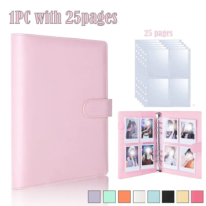 Wiederverwendbares 25-teiliges A5 Kpop Fotokartenalbum |   Loseblatt-Organizer für Idol-Karten |   Sammelalbum für Fotokarten