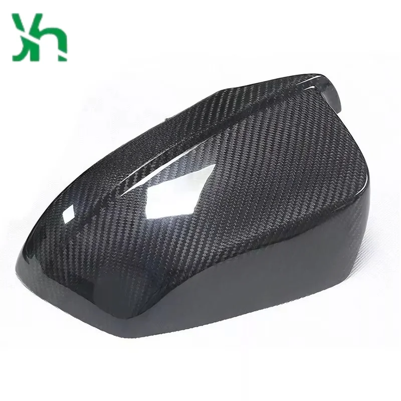 غطاء مرآة جانبية من ألياف الكربون للمحرك الأمامي، التصاق من ألياف الكربون الجافة لسيارة BMW 5 Series F10 | F18 (2010-2013) الملحقات الخارجية #1