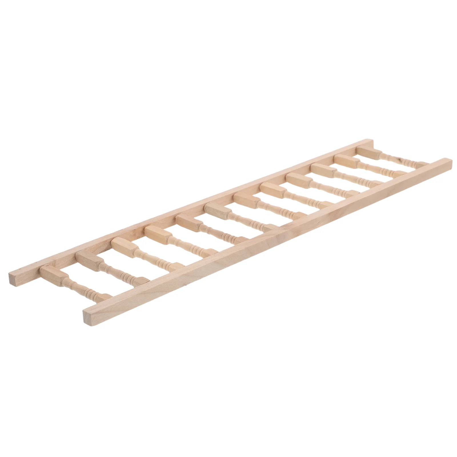 Miniature Wooden Ladder 1:12 Scale Realistic Design for Dollhouse Playroom Classroom Decor Kids Imaginative Play and DIY Craft