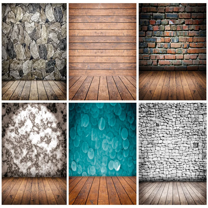 

Vinyl Custom Photography Backdrops Wooden Floor Landscape Flower Photo Studio Background Props 2216 FREE-04