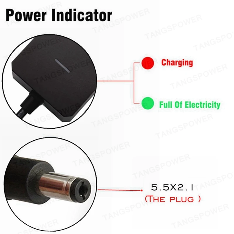 12.6V 2A 18650 Lityum Pil Şarj Cihazı 3 Serisi 12V Li-ion Pil Taşınabilir Elektrikli matkap Tornavida Şarj Cihazı DC 5.5mm * 2.1mm