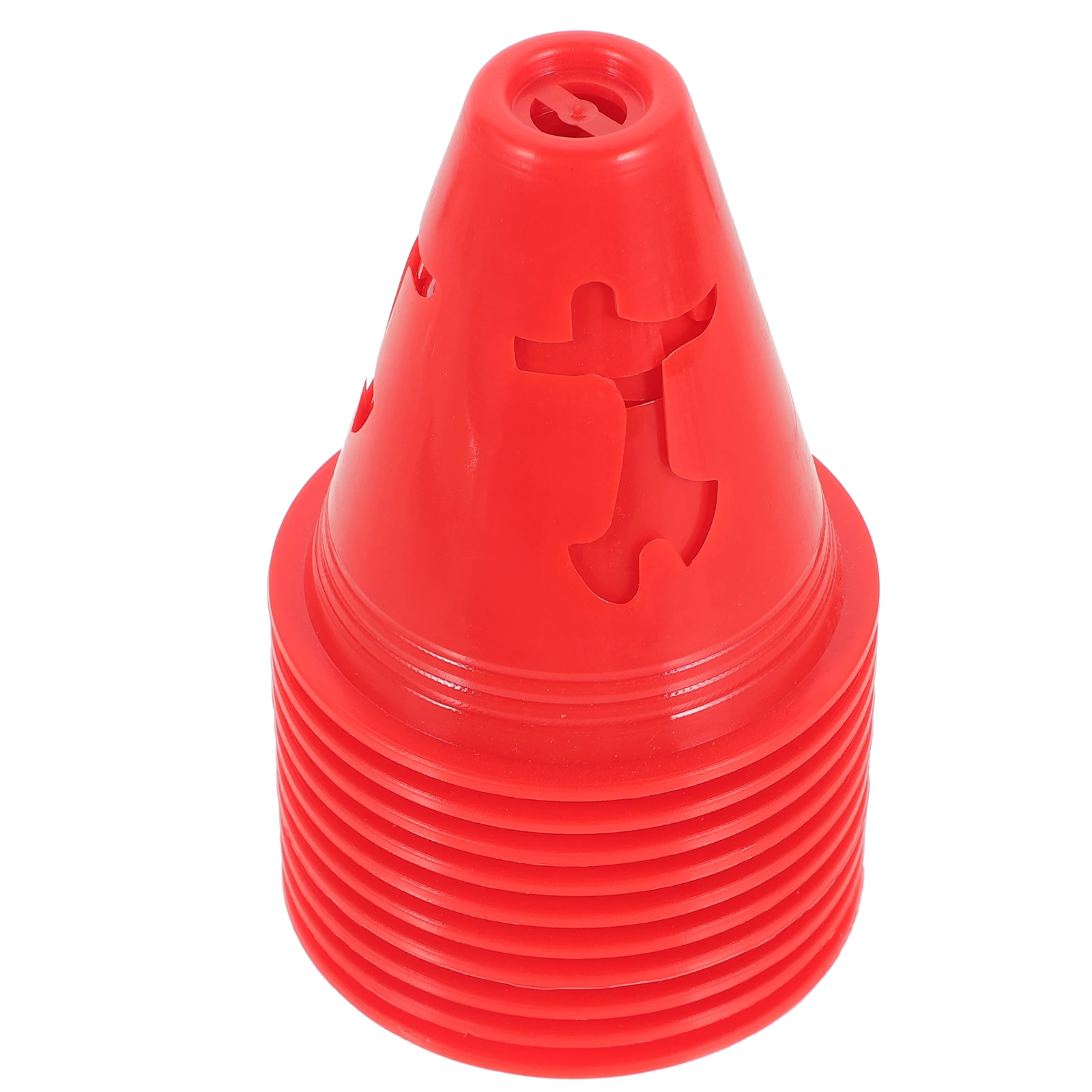 

10pcs Sports Training Marker Cones Brightly Colored Durable Agility Football Skating Cycling Obstacle Course Windproof