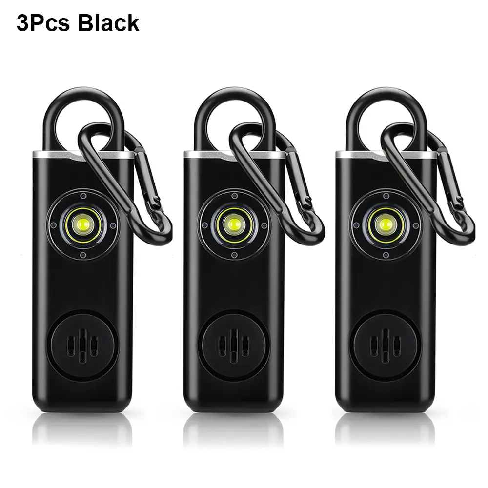 Awapow Persoonlijke Verdediging Alarm 130db Met Led Licht Oplaadbare Zelfverdediging Vrouw Veiligheid Alarm Sleutelhanger Nood Anti-Aanval
