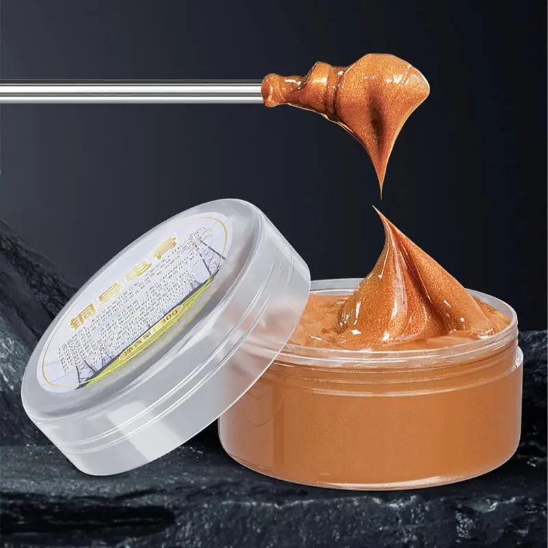 

2PCS 30g Copper Grease Conductive Paste High Temp Grease Strong Adhesion Automotive Grease Paste For Battery Connection Circuit