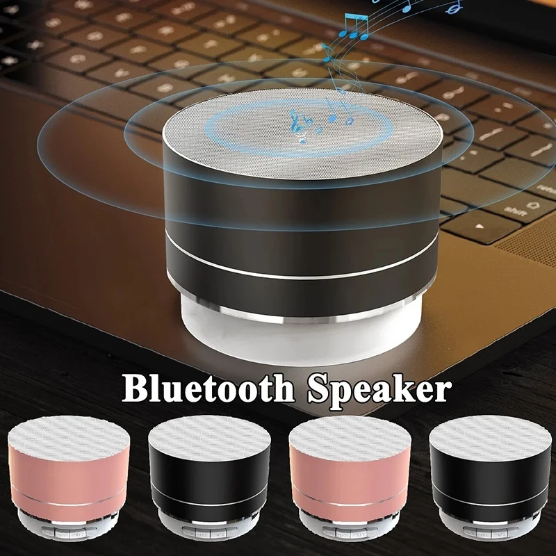 Portable Bluetooth Speaker Music Stereo Surround Mini USB Subwoofer Speaker Audio Player Speaker Mic Support SD Card For Outdoor