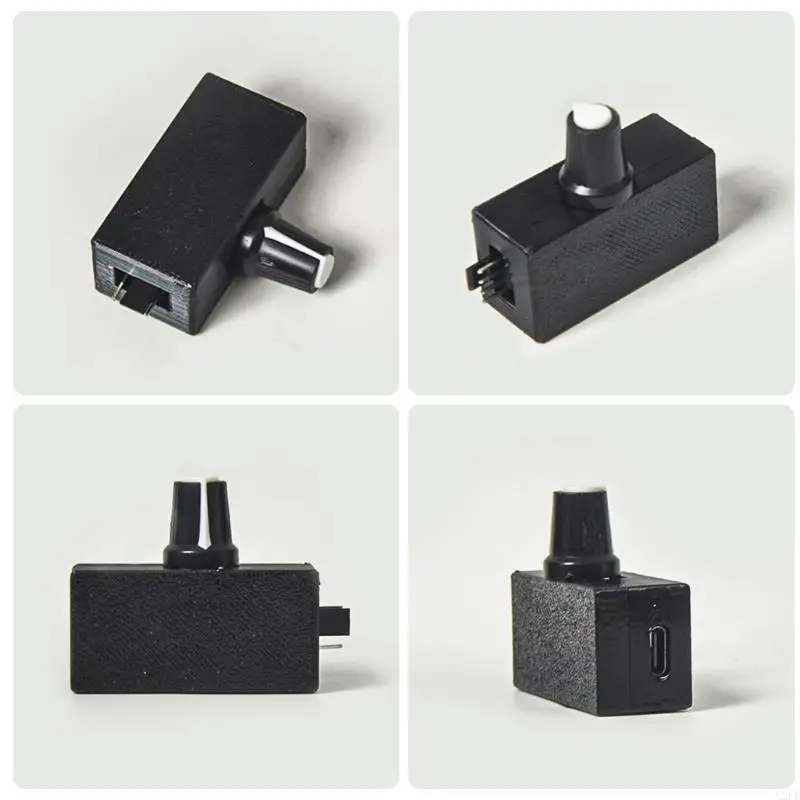 2025 New Adjustable Motor Controller Splitter Cable PWM Technology Suitable for Efficient Fan Speed Regulation ABS Texture