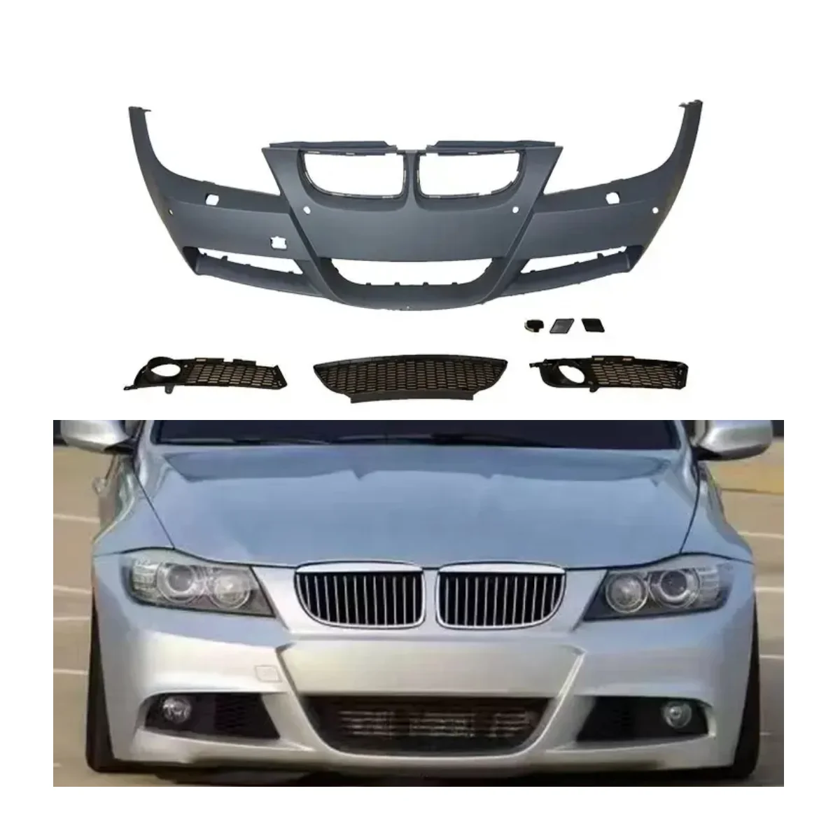 

Car Bumpers for E90 Front Bumper Kit Pp Material 2005 -2012 Body Kit for E90