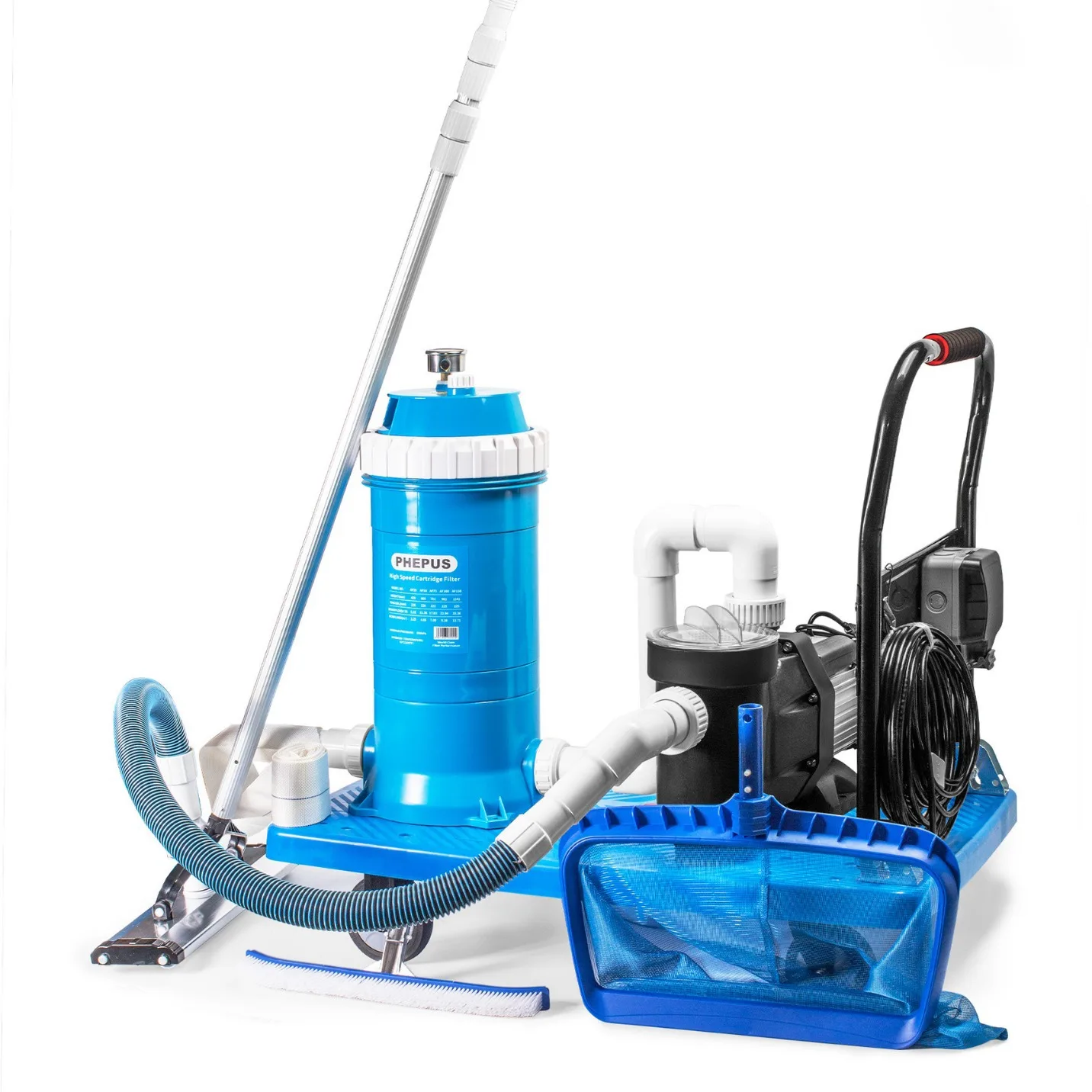 Pool Underwater Vacuum Cleaner Head 14 Inch Black White Manual Suction Head For Swimming Pool Fish Pond Cleaning
