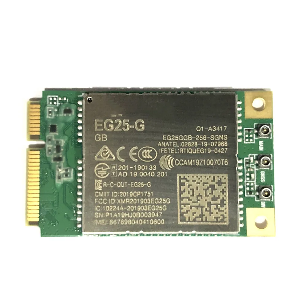 عرض خاص EG25-G Mini PCIe 4G LTE Cat 4 وحدة دعم GNSS EG25GGB-MINIPCIE EG25GGC-MINIPCIE العصابات العالمية