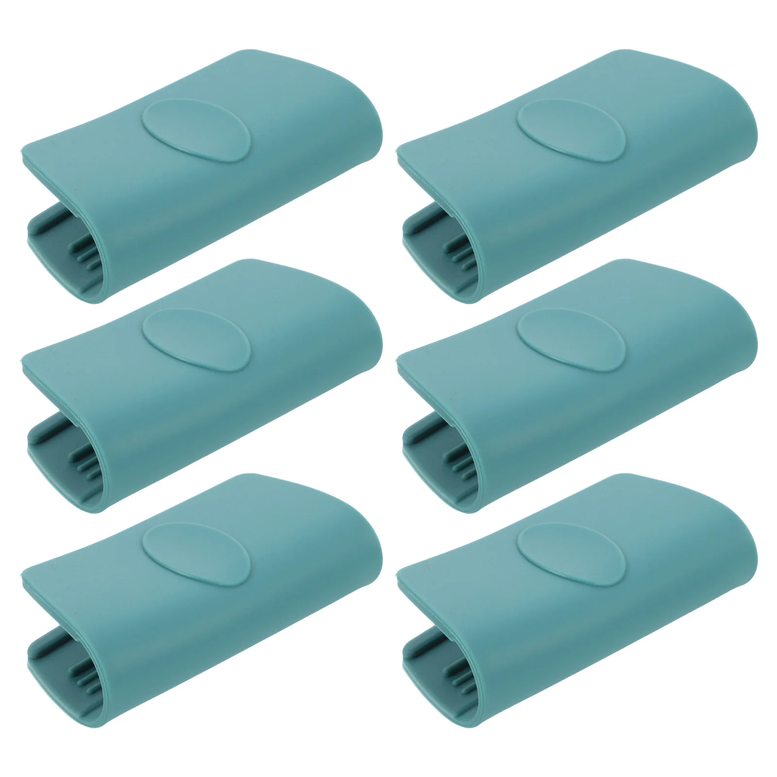 

6Pcs Silicone Pot Handle Covers Heat-Resistant Non-Slip Pot Grip Sleeves for Frying Pan Wok Saucepan Safe Kitchen Tool