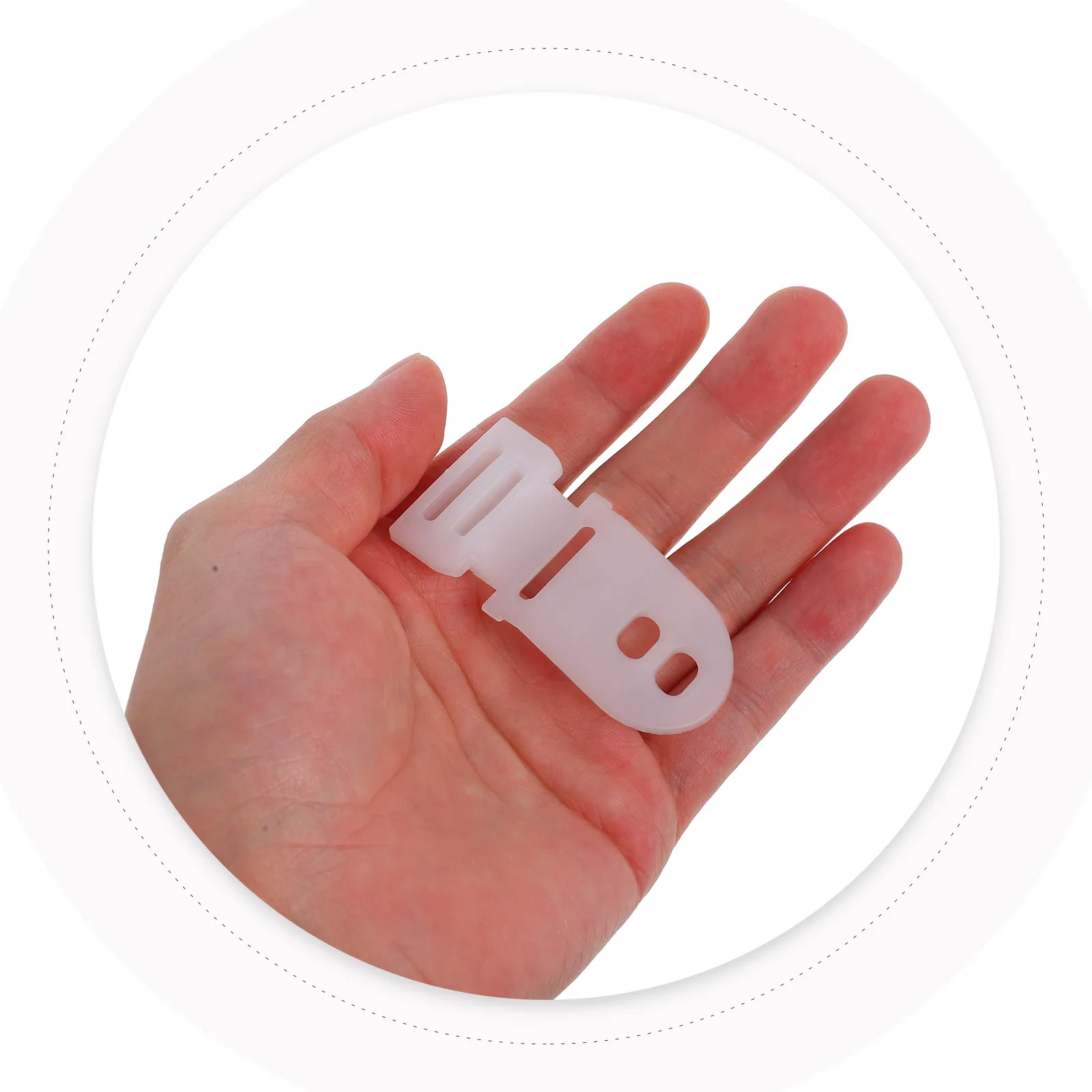 

20Pcs Safety Strap Buckle Rugged Plastic Chin Strap Fastener for Hard Hat Secure Fit Repair Kit Construction Site Use