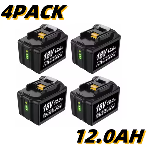 12.0Ah Li-ion Batteries Replacement Battery for Makita Battery 18 V BL1890 BL1850 BL1860B, BL1850, BL1840, BL1830, BL1820B,
