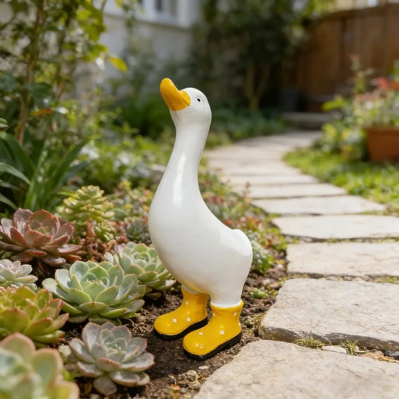 AC88-Shoes Duck Interior And Exterior Decor, Garden,Street Corner Wall