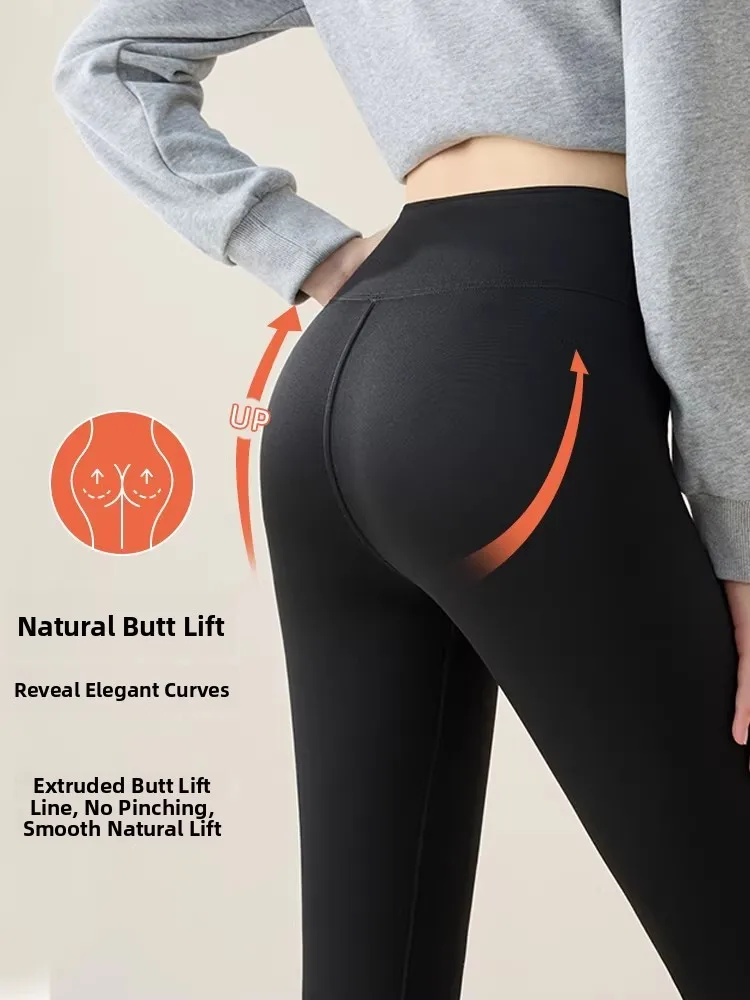 بنطلون يوجا نسائي من ثينيد أركسكين، بنطلون ضيق عالي الخصر مبطن دافئ، طبقة أساسية، بنطلون طويل كاجوال من النايلون والسباندكس