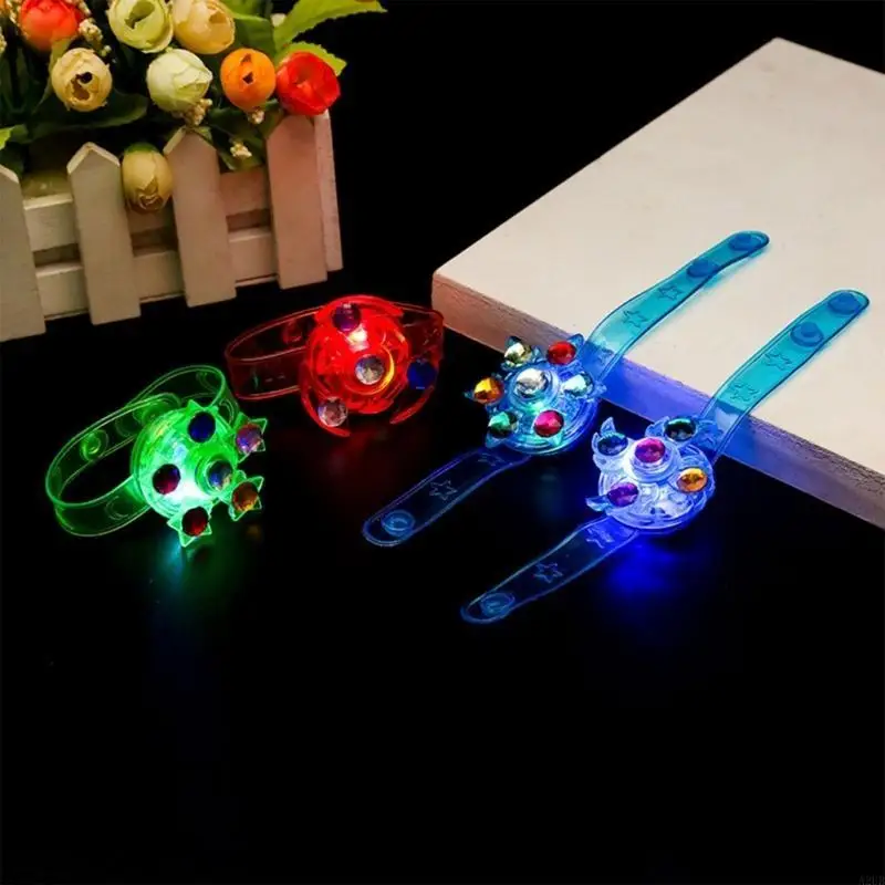 حزمة من 10 أساور Glow Tops Creative Spin for Plasse Supplies و Event A2UB