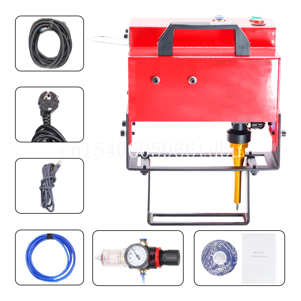 For VIN Code(100*20mm) Frame Marking Machine Chassis Number 220V/110V Portable Metal Pneumatic Dot Peen Marking Machine