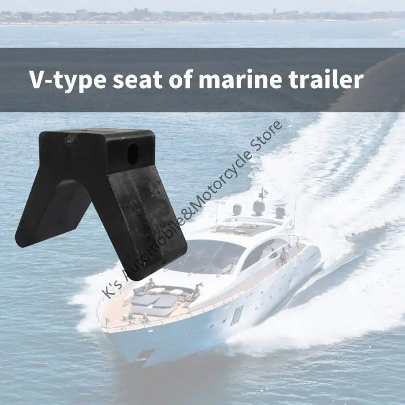 

Q39F 1/2inch Mount Protective 2 Inch V Boat Trailer Bows Stop for Lake & Coasts
