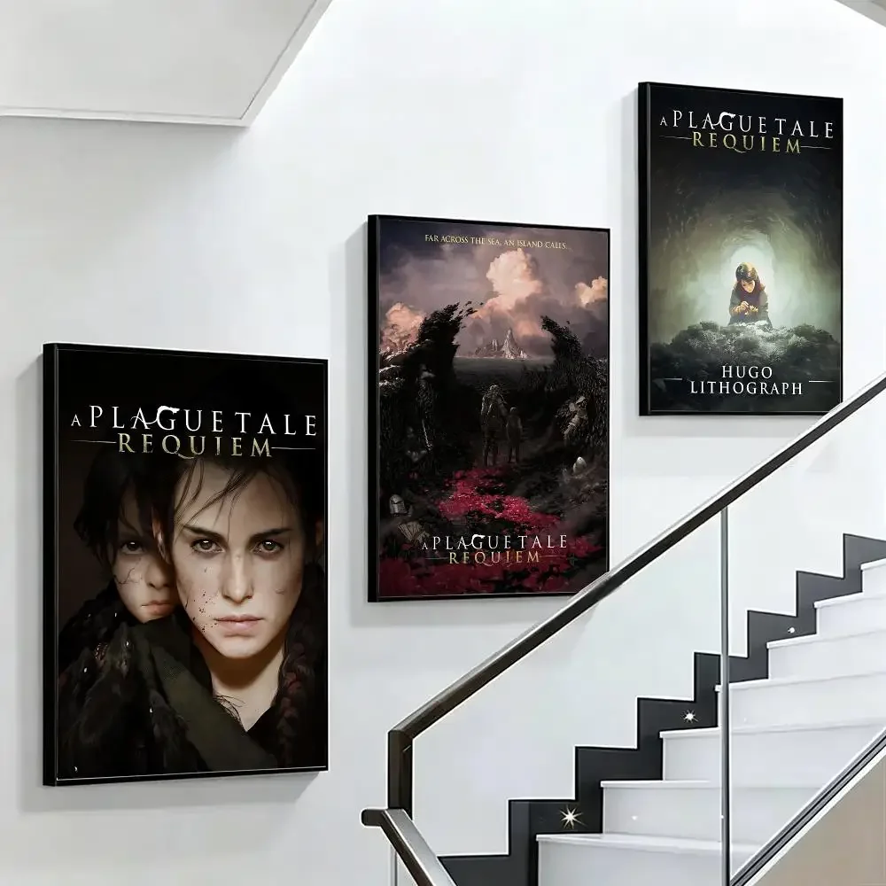 Game A Plague Tale Innocence Poster HD Poster Black And White Simple Home Decor For Living Room Bedroom Corridor And Gift Giving