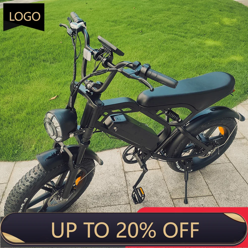 WWE V20 20 inch 48V 36v fat tire city electric bicycle folding electric cycle double hydraulic brake