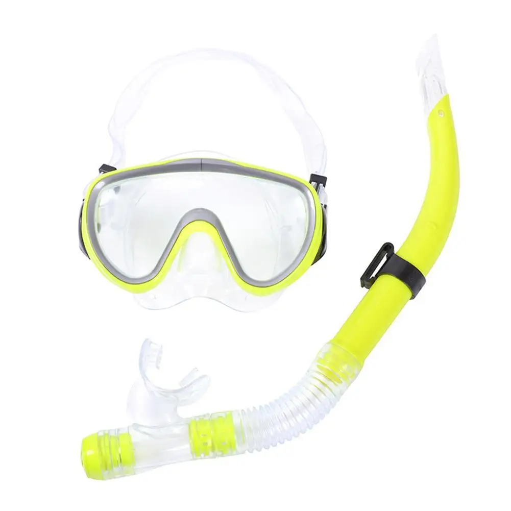 

Swimming Goggles Masks Swim Scuba Adult Silicone Swimming Diving Goggles Mask & Snorkel Set Underwater Diving Accessories