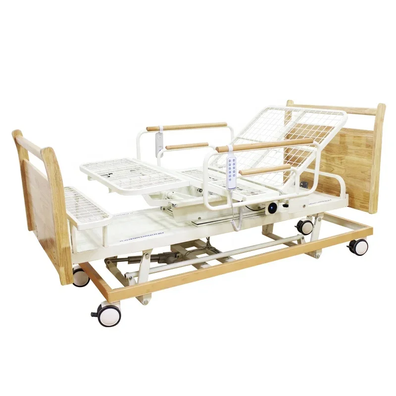 Hospital Adjustable Auto Patient Turning Bed Home Care Rotating Electric Bed