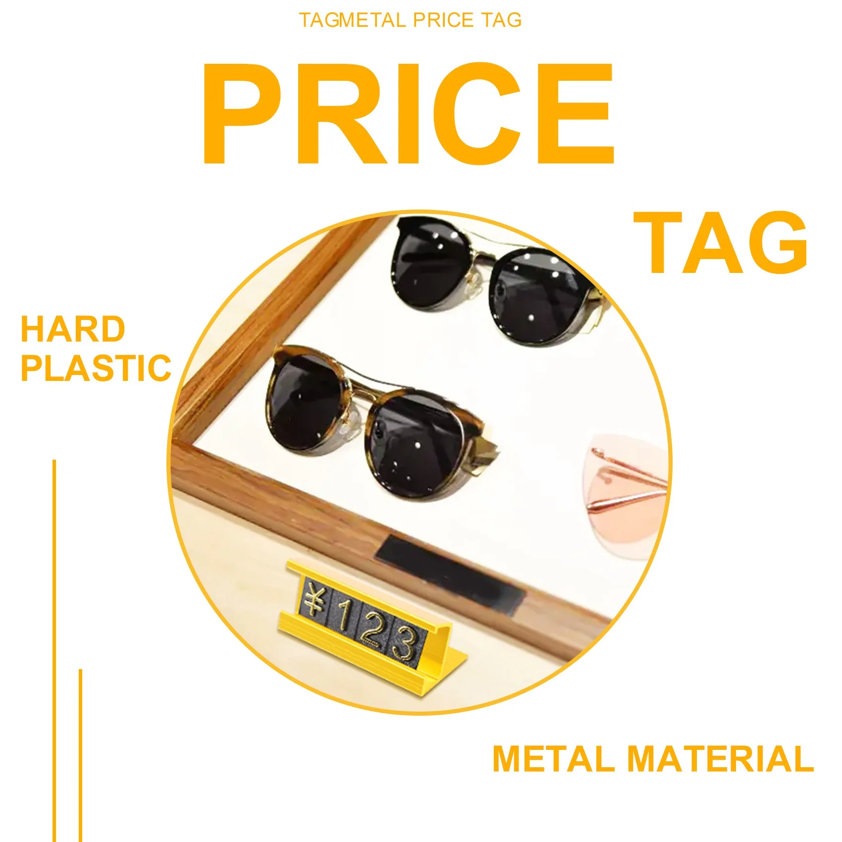 ABLK 19-групповый металл золотого тона, арабские цифры вместе ценники