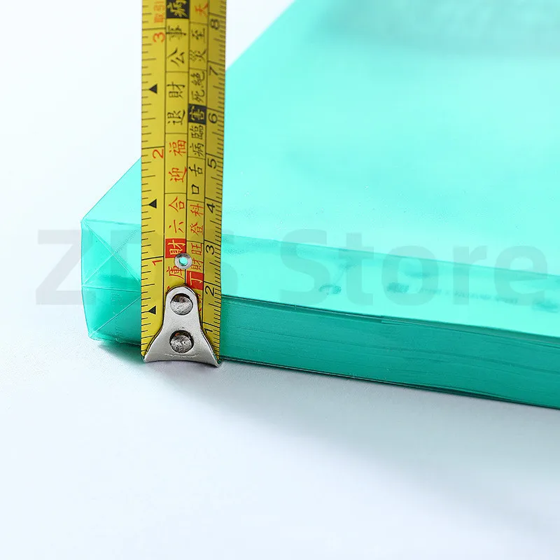 10PCS  Waterproof Transparent Pull Edge Office Document Bag