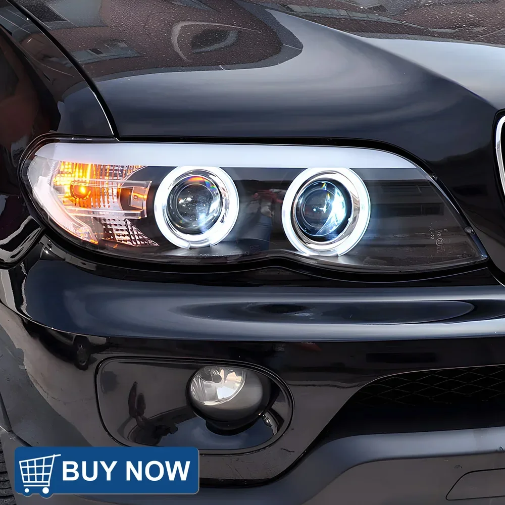

For BMW X5 E53 2004-2006 Car Front Lamps Upgrade High Quality Projector Lens Tool Accessories LED Auto Headlights Assembly
