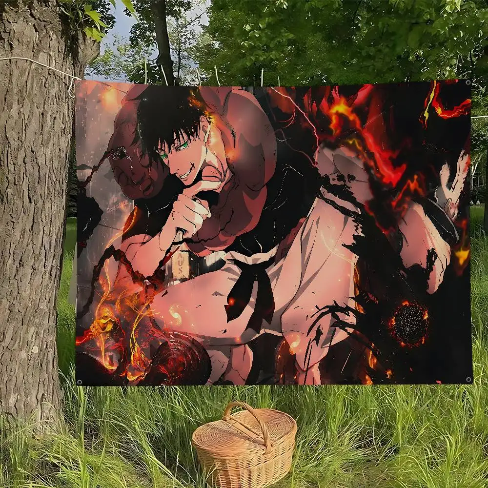Kaisen Toji Cartoon Flag Art Science Fiction Room Home Decor Wall Hanging Home Decor Banner