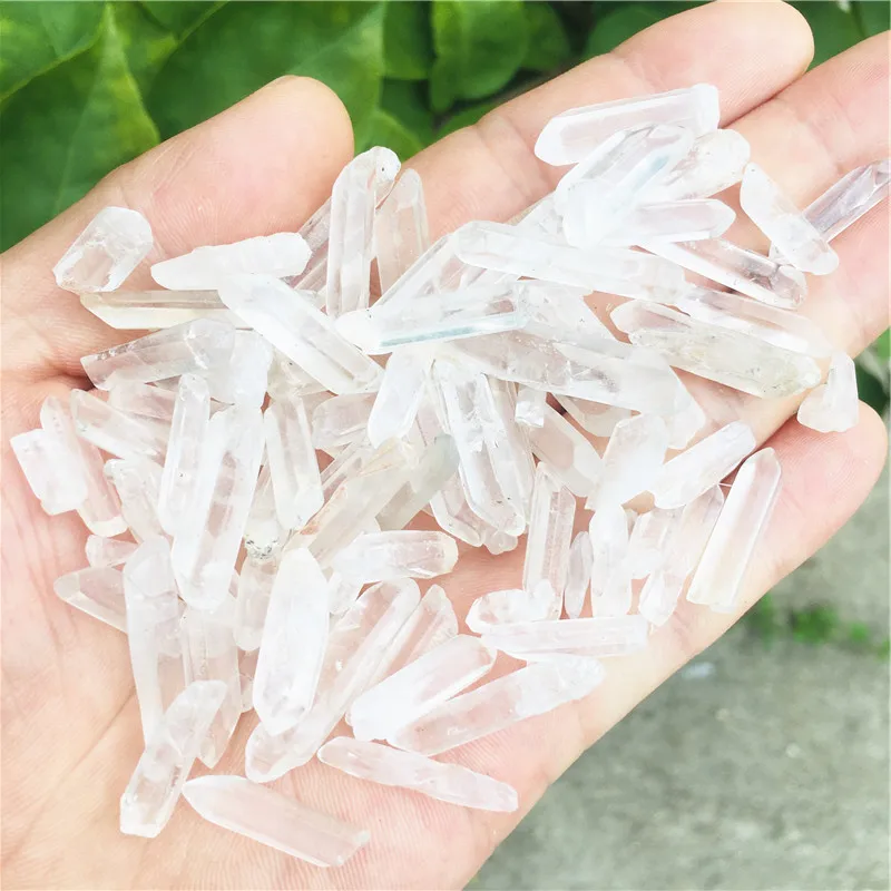 1000g New Clear Healing Crystal Stone Quartz Single Natural Clear Column Decoration Pointed Collectables DIY Craft Random S