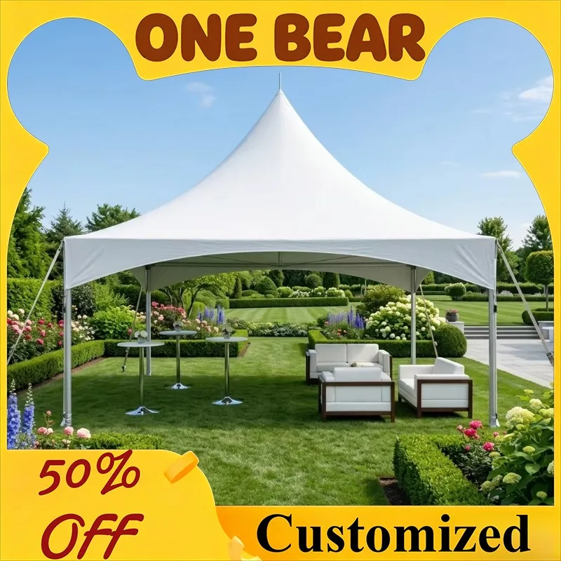 Custom Size Color High Top Pagoda Canopy Tent Waterproof Frame Shelter For Outdoor Wedding Banquet Party And Festival Events
