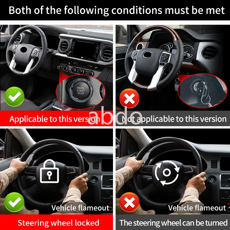 abdo For Toyota Tacoma TRD,Trailhunter,Limited,Remote Key Starter, Upgraded accessories,body kit Remote Heat dissipation 2016-20