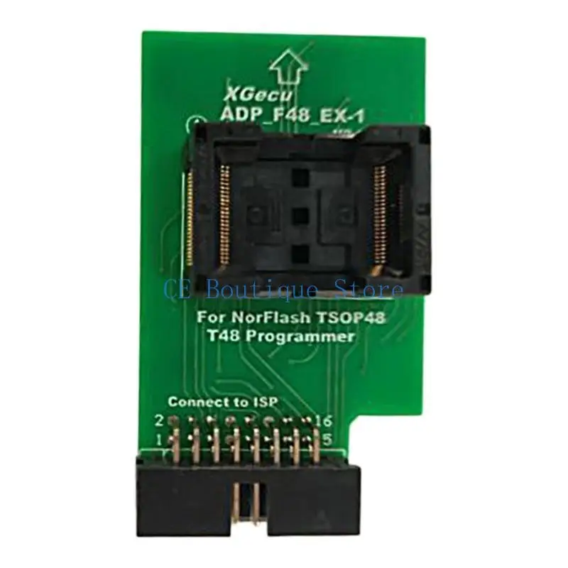 

Специальный адаптер ADP_F48_EX-1 TSOP48 для Nor Flash только для программатора T48 F48-NOR-T48 Простая установка аксессуаров