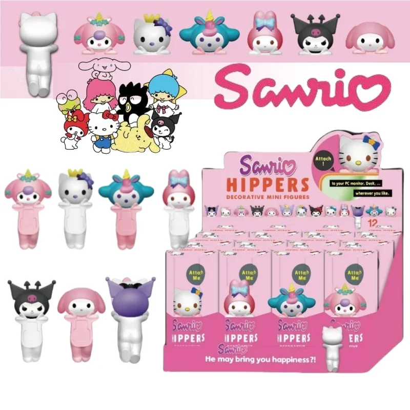 Caja ciega de la serie Sonny Angel Sanrio Hippers Kawaii Hello Kitty Kuromi My Melody figura de Anime caja misteriosa regalo sorpresa de Navidad