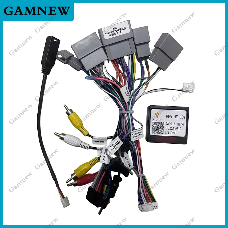 16Pin Car Wiring Harness Adapter Canbus Box Decoder For Honda Pilot Vezel CRV CR-V Jade Civic Cride