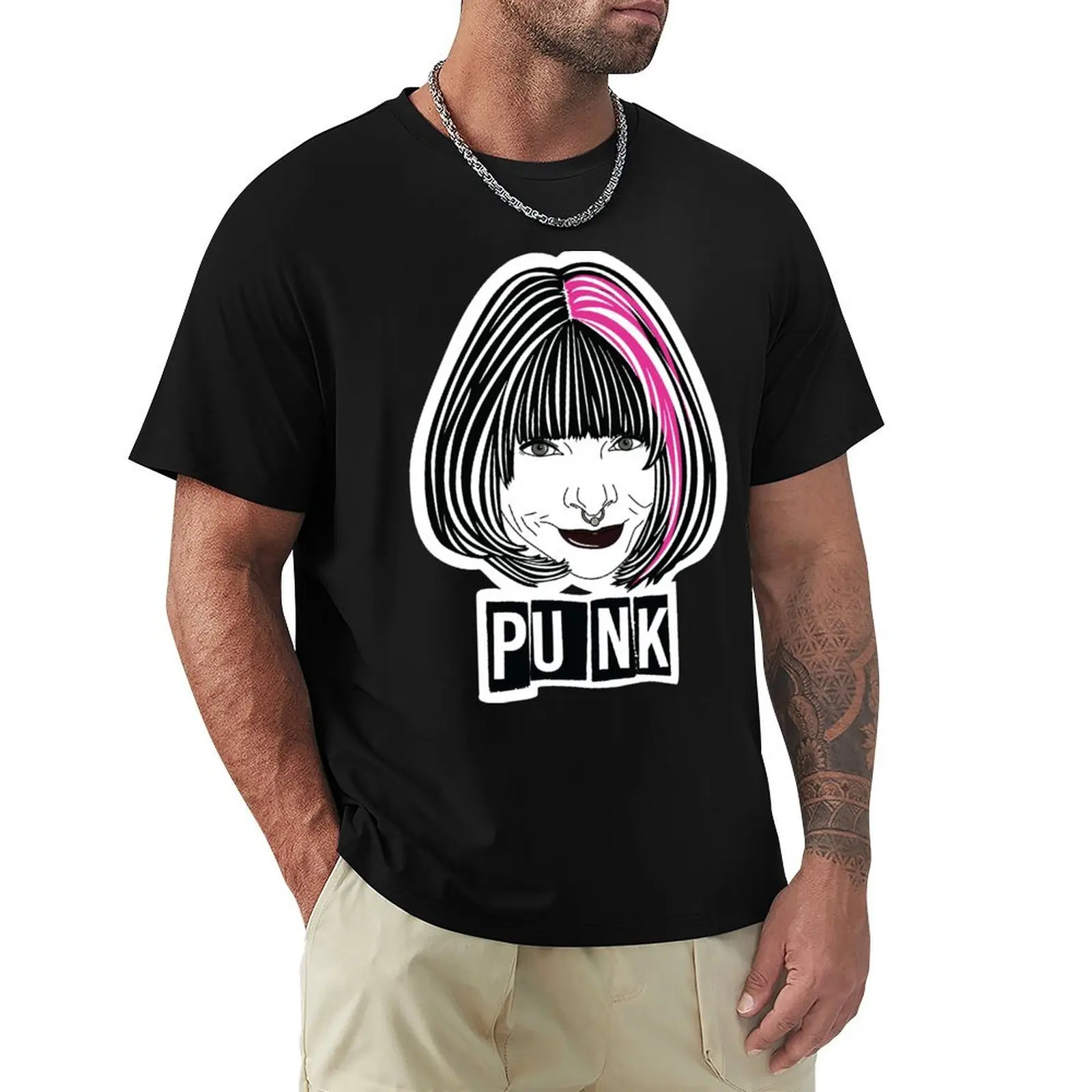 Punk Anna T-Shirt Work Utility Short Sleeve Shirt