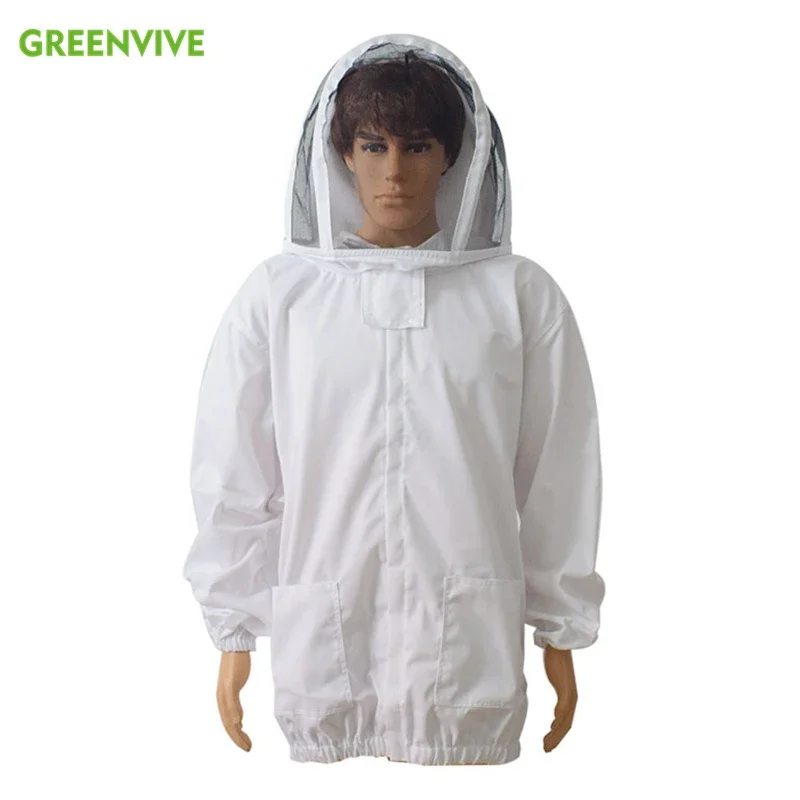 

Beekeeping Protective Clothing Bee Jacket Beekeeper Suit Apiculture Clothes Veil Hood Hat Anti-Bee Costume Beekeeping Equipment