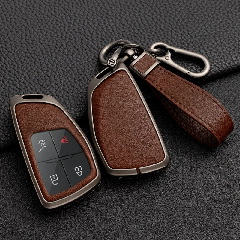 

Car Key Cover Case For Chevrolet Tahoe Suburban For GMC Yukon For Buick ENVISION S Plus Avenir 2020 2021 2022 2023