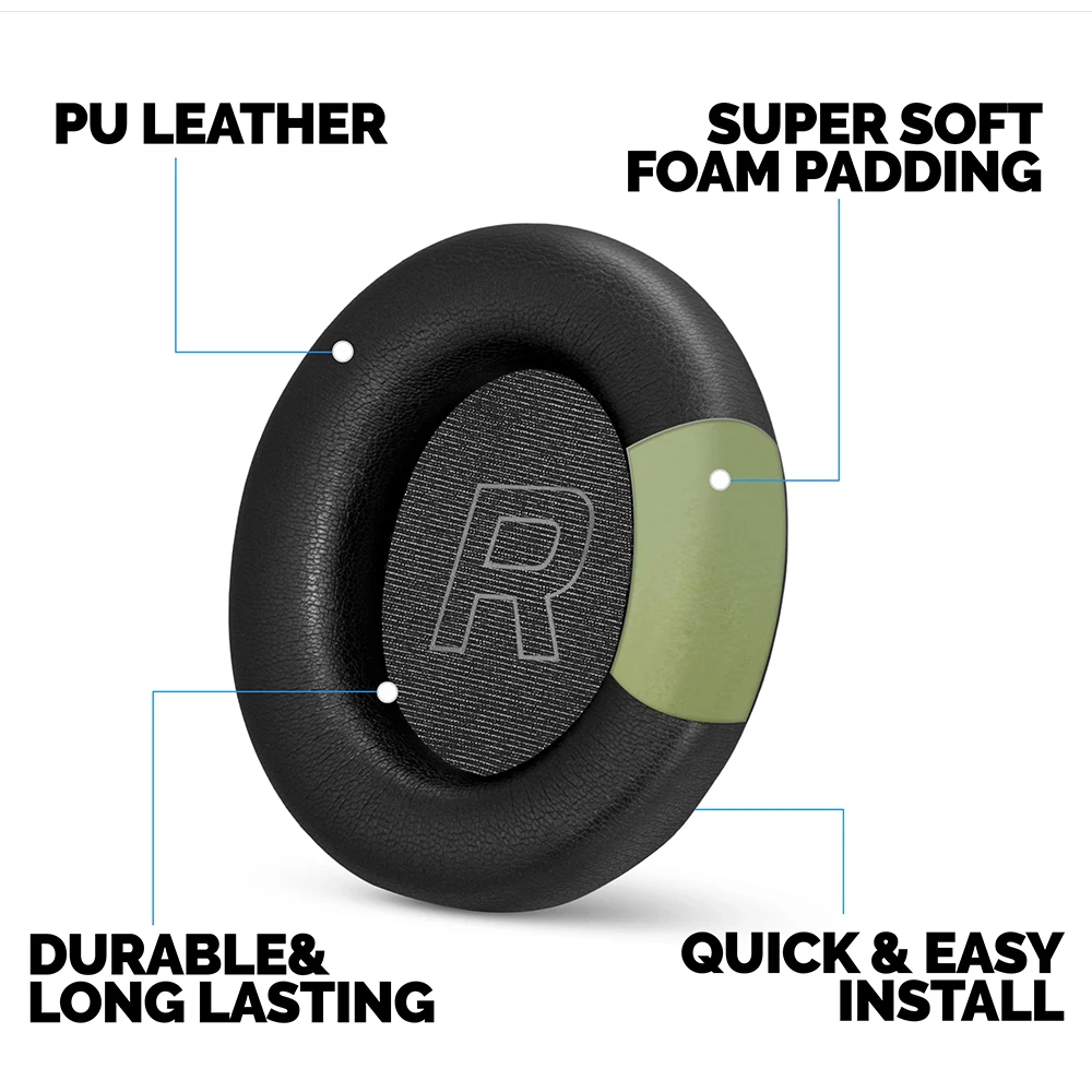 Earphone pads For Kingston HyperX Cloud MIX 2 replacement Earpads headphones Earmuffs cloth Memory Covers Sponge  Protein