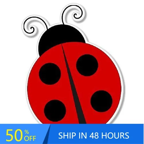 

Ladybug Styling Phone Trendy Truck Boat Camper Van Walls Waterproof Vinyl Decal Gift Retro Cool Aesthetic