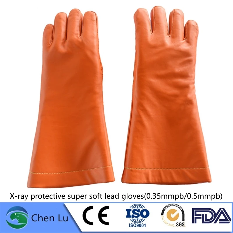X-Ray Gamma Ray Radiological Protection Super Soft Lead Gloves Ionizing Radiation Protective 0.35/0.5mmPb Agile Lead Gloves