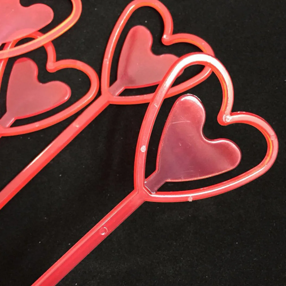 80 قطعة شكل قلب زهرة حامل العلامة باقة حمراء كليب إدراج حفل زفاف عيد ميلاد الديكور ورقة كليب باقة المواد #1